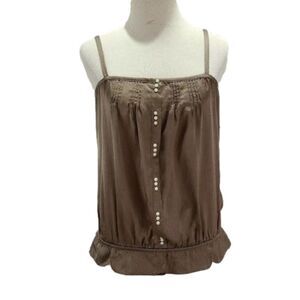 GAP brown spaghetti straped tank top
